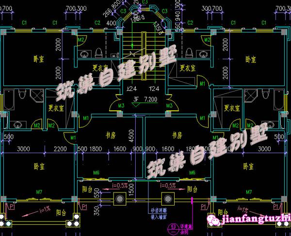 2款農(nóng)村別墅設(shè)計圖紙，房子洋氣，一款帶羅馬柱，一款不帶，你喜歡哪款