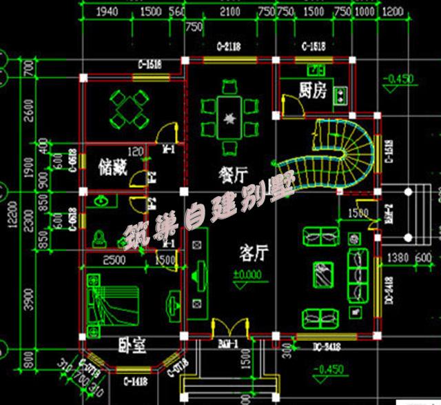 2款農(nóng)村別墅設(shè)計圖紙，房子洋氣，一款帶羅馬柱，一款不帶，你喜歡哪款