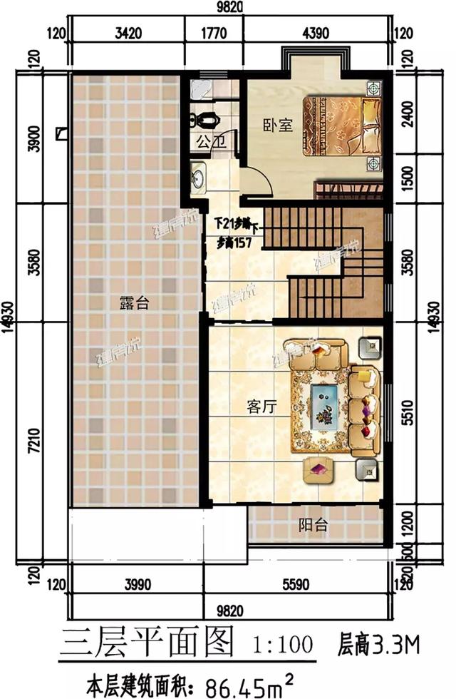 三款超級(jí)好看的農(nóng)村小別墅設(shè)計(jì)圖，能有一塊宅基地蓋一棟屬于自己的別墅是件多么幸福的事兒