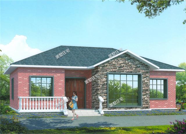 三款農(nóng)村一層別墅設(shè)計圖，適合當(dāng)養(yǎng)老房