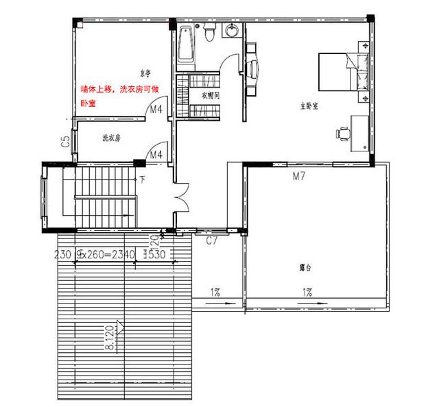 三層復式別墅設(shè)計圖，帶露臺，外觀時尚大方，造價30萬。