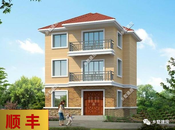 三層簡單的田園風(fēng)自建房，占地面積73.61平方米，讓你享有富有朝氣的慢生活！