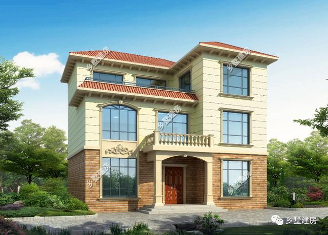 三層農(nóng)村小別墅設(shè)計(jì)圖，堂屋加大露臺(tái)的搭配，讓我也就看了十幾遍，你們喜歡這樣的別墅嗎？