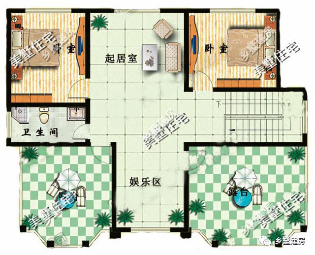 三層農(nóng)村小別墅設(shè)計(jì)圖，堂屋加大露臺(tái)的搭配，讓我也就看了十幾遍，你們喜歡這樣的別墅嗎？
