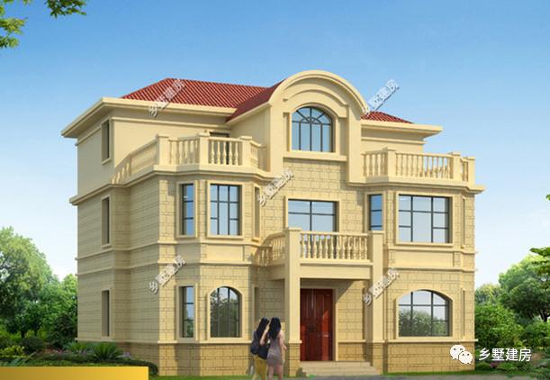 三層農(nóng)村小別墅設(shè)計(jì)圖，堂屋加大露臺(tái)的搭配，讓我也就看了十幾遍，你們喜歡這樣的別墅嗎？