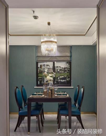 109平清新孔雀綠簡(jiǎn)美風(fēng)，客廳清新孔雀綠優(yōu)雅有格調(diào)，裝修20萬，你心動(dòng)嗎？