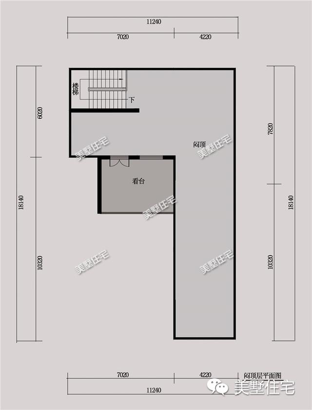 中式二層別墅設計圖，開間小進深大，帶地下酒窖，主體造價55萬左右