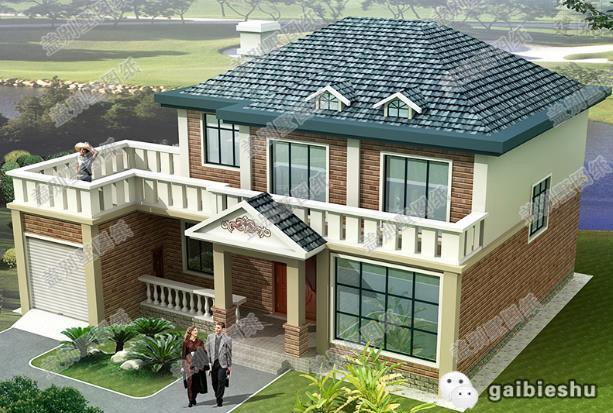 2款二層農(nóng)村小別墅設(shè)計圖，造價不高，適合普通農(nóng)村家庭建造