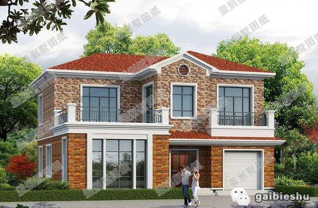 2款二層農(nóng)村小別墅設(shè)計圖，造價不高，適合普通農(nóng)村家庭建造