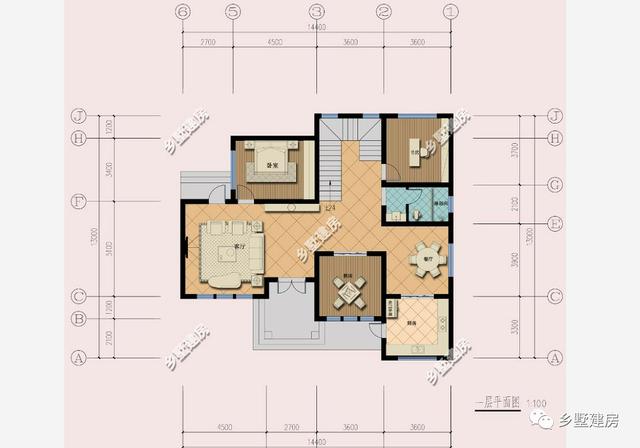 二層農(nóng)村自建房別墅設(shè)計(jì)圖，具有現(xiàn)代感，外觀不易過(guò)時(shí)