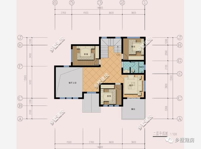 二層農(nóng)村自建房別墅設(shè)計(jì)圖，具有現(xiàn)代感，外觀不易過(guò)時(shí)
