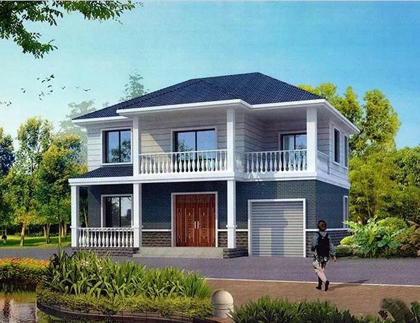 二層農(nóng)村小別墅設(shè)計圖，戶型時尚，符合農(nóng)村環(huán)境