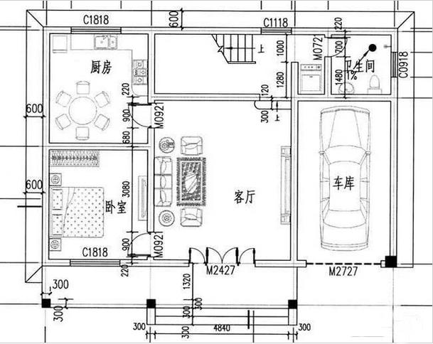 二層農(nóng)村小別墅設(shè)計圖，戶型時尚，符合農(nóng)村環(huán)境
