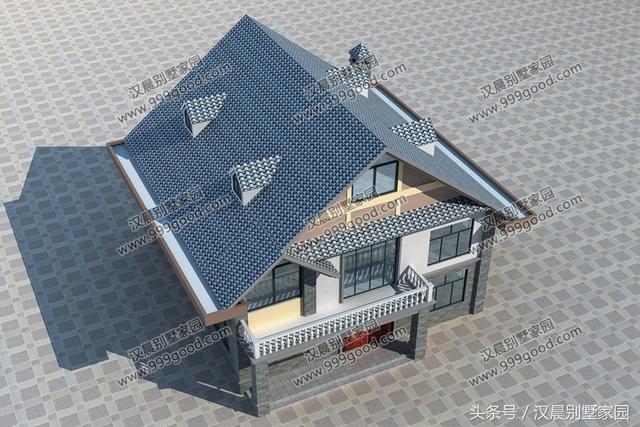 新農(nóng)村美式別墅設(shè)計圖，簡潔大方，風(fēng)格獨特