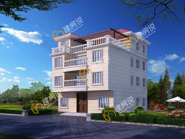 豪華四層別墅設(shè)計圖，超顯富貴氣質(zhì)，自己住著也舒服開心