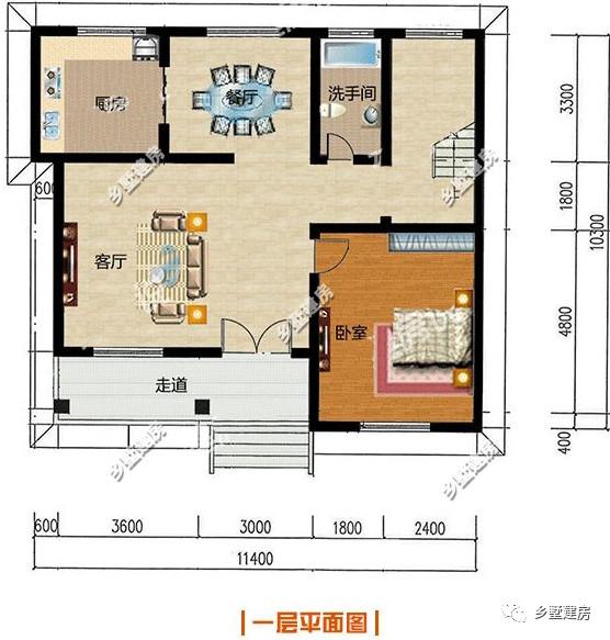 11X10米農(nóng)村自建房設(shè)計(jì)圖，造價(jià)低，建一棟房不僅實(shí)用而且實(shí)惠