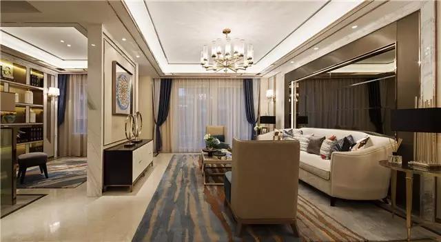 別墅裝修設計｜230平精致港式格調，精致，華麗，貴氣