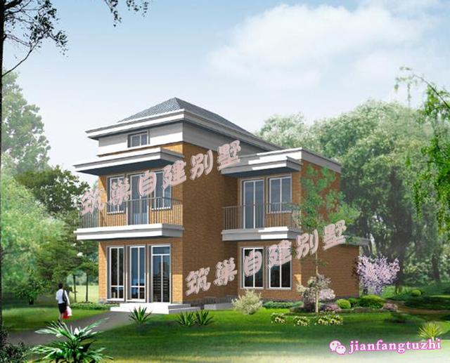 二層農村小戶型自建房別墅設計全套圖紙，帶農具間柴灶化糞池，內部布局合理