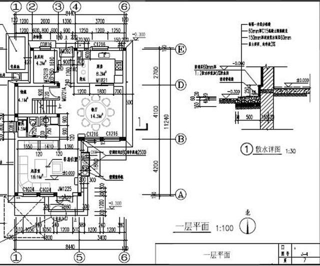二層農村小戶型自建房別墅設計全套圖紙，帶農具間柴灶化糞池，內部布局合理