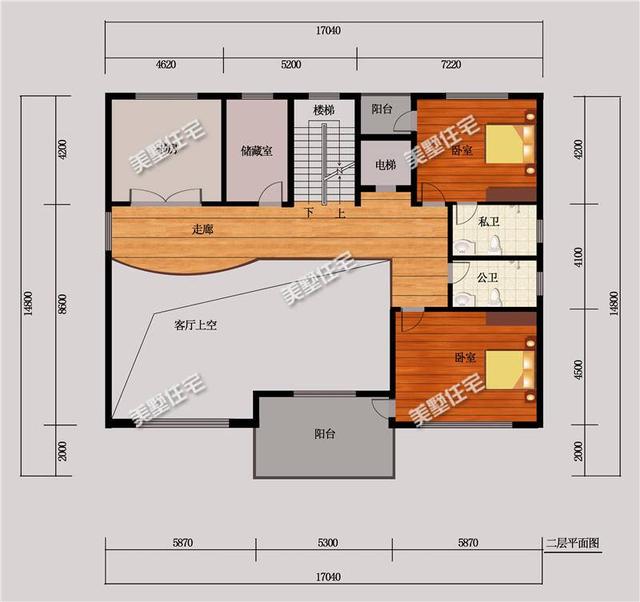三層歐式農村別墅設計圖，電梯+書房+露臺，為自己提高一下生活品質