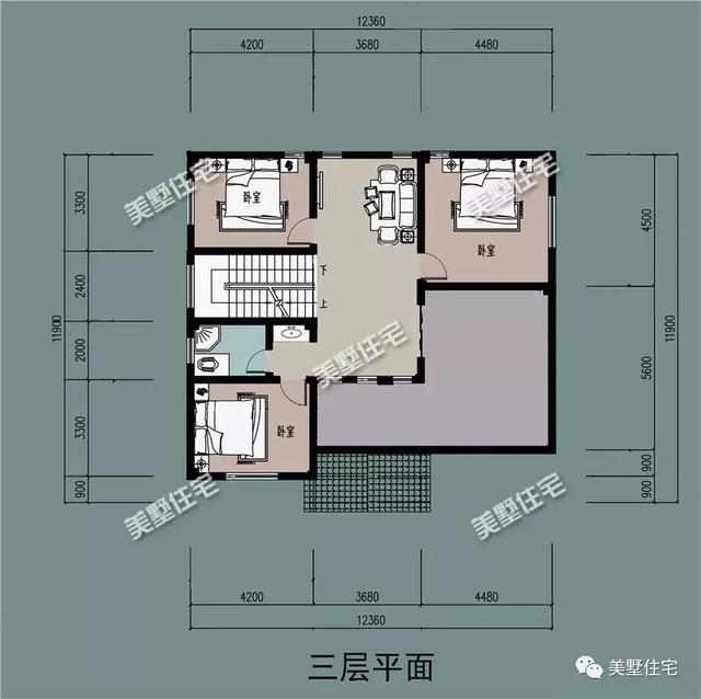 中式帶庭院自建房設計圖，建成后很有韻味，有種歸隱山林的感覺