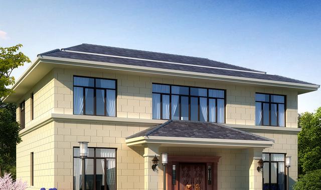 歐式別墅設(shè)計圖，一款別墅，設(shè)計了兩種外觀，喜歡哪種就建哪種