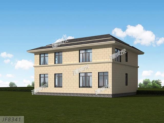 歐式別墅設(shè)計圖，一款別墅，設(shè)計了兩種外觀，喜歡哪種就建哪種