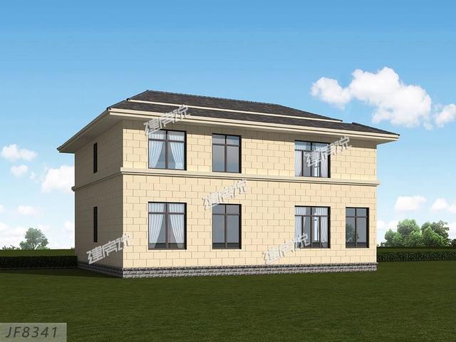 歐式別墅設(shè)計圖，一款別墅，設(shè)計了兩種外觀，喜歡哪種就建哪種