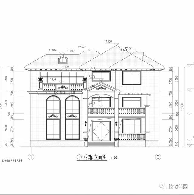 今日實(shí)例別墅設(shè)計(jì)圖，回農(nóng)村建別墅，也算是衣錦還鄉(xiāng)了，還可以盡盡孝道