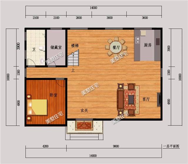 農(nóng)村自建2層現(xiàn)代風(fēng)別墅設(shè)計(jì)圖，整體外觀大氣，風(fēng)景好，布局又實(shí)用，你可喜歡？