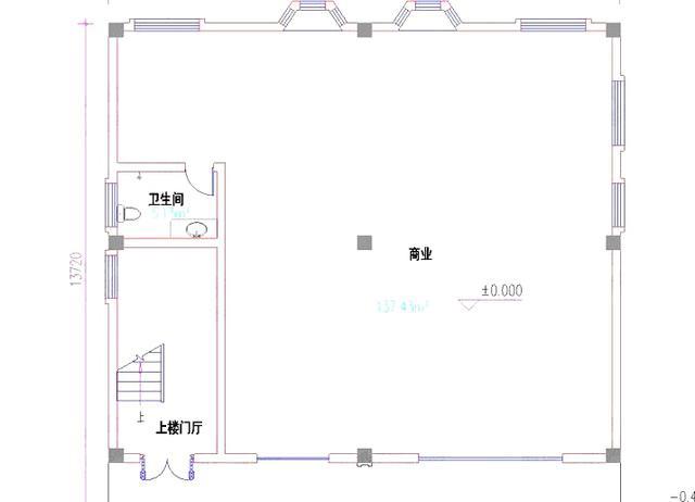 占地約120平方米三層帶商鋪?zhàn)越ǚ吭O(shè)計(jì)圖，造價(jià)50萬，帶棋牌室，休閑舒適