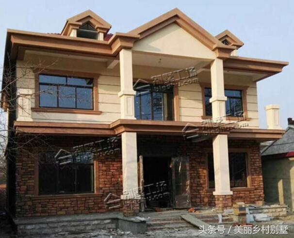 開間大的農(nóng)村二層別墅設(shè)計(jì)圖，21萬經(jīng)濟(jì)造價(jià)，看上去更大氣美觀