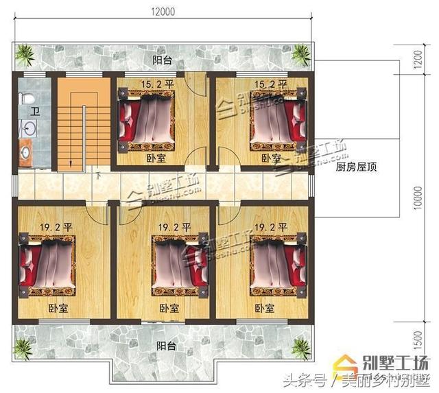 開間大的農(nóng)村二層別墅設(shè)計(jì)圖，21萬經(jīng)濟(jì)造價(jià)，看上去更大氣美觀