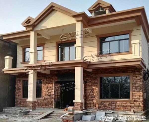 開間大的農(nóng)村二層別墅設(shè)計(jì)圖，21萬經(jīng)濟(jì)造價(jià)，看上去更大氣美觀