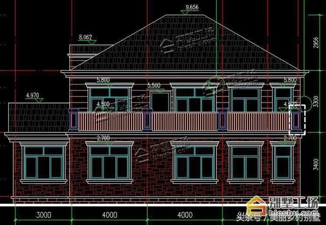 開間大的農(nóng)村二層別墅設(shè)計(jì)圖，21萬經(jīng)濟(jì)造價(jià)，看上去更大氣美觀