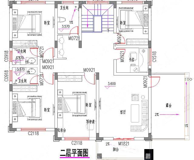 3款二層農(nóng)村自建房設(shè)計(jì)圖，主體造價(jià)30萬(wàn)，每一款的設(shè)計(jì)都獨(dú)具特色