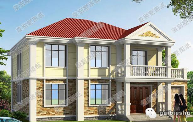 3款二層農(nóng)村自建房設(shè)計(jì)圖，主體造價(jià)30萬(wàn)，每一款的設(shè)計(jì)都獨(dú)具特色