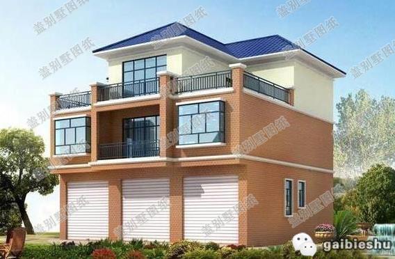 2款帶商鋪門面三層自建房設(shè)計(jì)圖，這種戶型自己經(jīng)營(yíng)或者出租均可，是一種特別實(shí)用的戶型