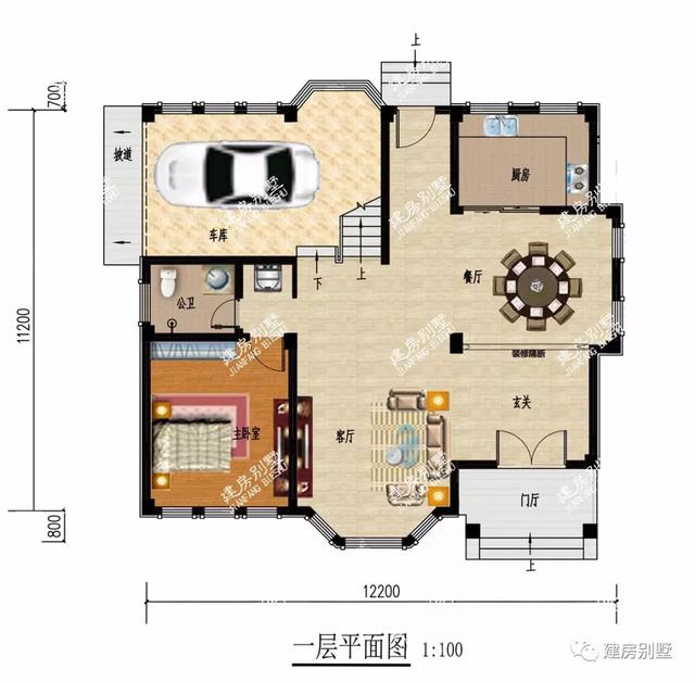 兩棟農(nóng)村的別墅設計圖，屋型美觀，經(jīng)濟適用