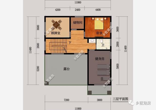 3層自建房別墅設計圖，內部想怎么規(guī)劃怎么規(guī)劃，不出門就可以享受休閑娛樂生活