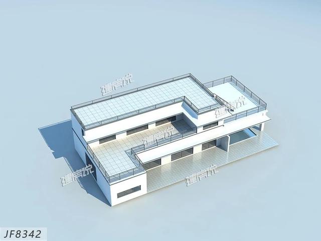 現(xiàn)代風(fēng)別墅設(shè)計(jì)圖，帶私家泳池，帶庭院，這種舒適悠閑的生活你向往么