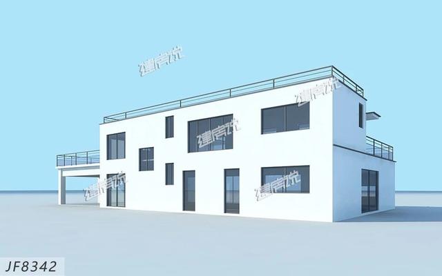 現(xiàn)代風(fēng)別墅設(shè)計(jì)圖，帶私家泳池，帶庭院，這種舒適悠閑的生活你向往么