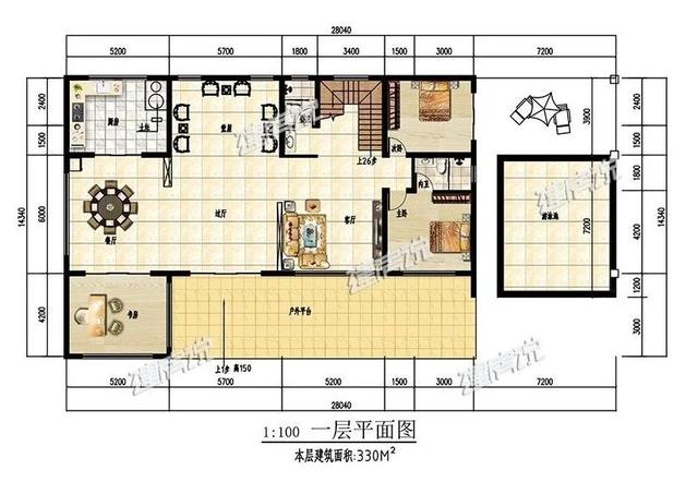 現(xiàn)代風(fēng)別墅設(shè)計(jì)圖，帶私家泳池，帶庭院，這種舒適悠閑的生活你向往么