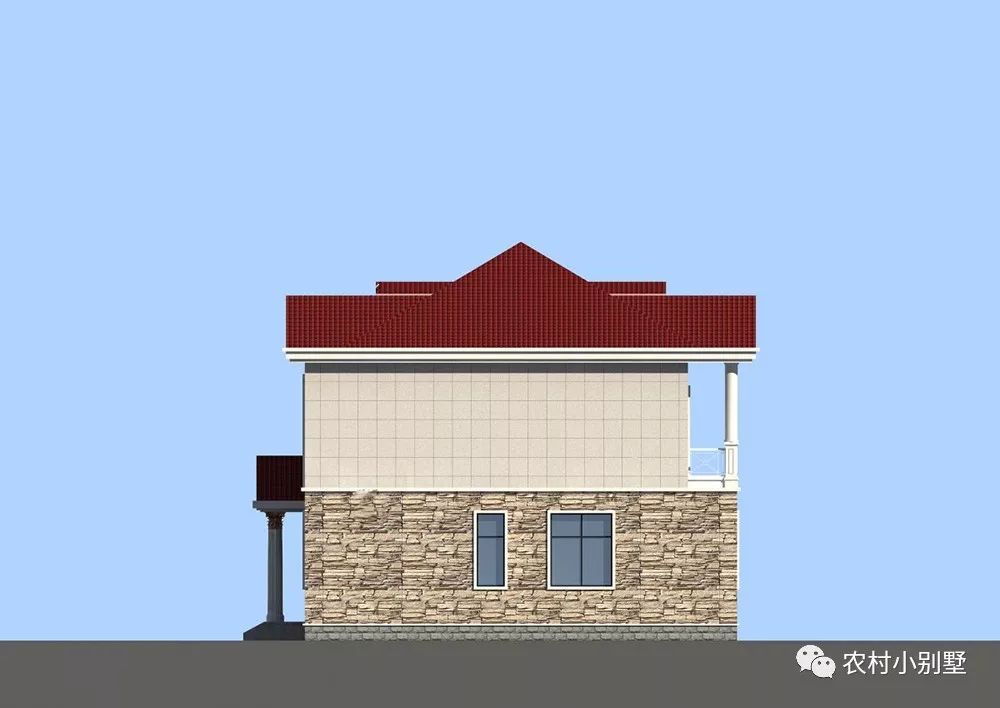 10x10米二層農(nóng)村小樓設(shè)計圖，小戶型精選