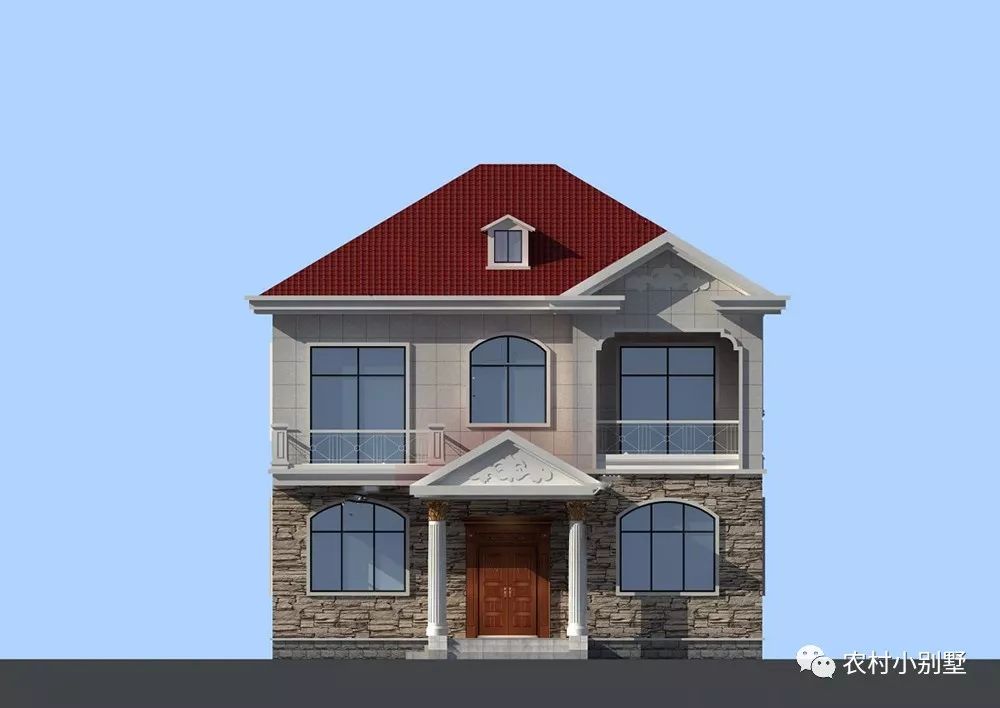 10x10米二層農(nóng)村小樓設(shè)計圖，小戶型精選