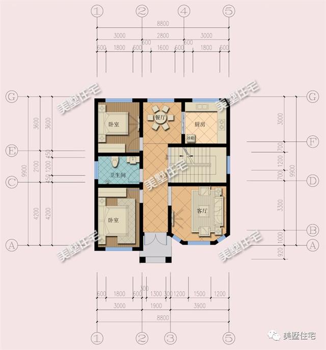 二層簡歐別墅設(shè)計(jì)圖，布局設(shè)計(jì)實(shí)用經(jīng)濟(jì)，新房子新生活新氣象