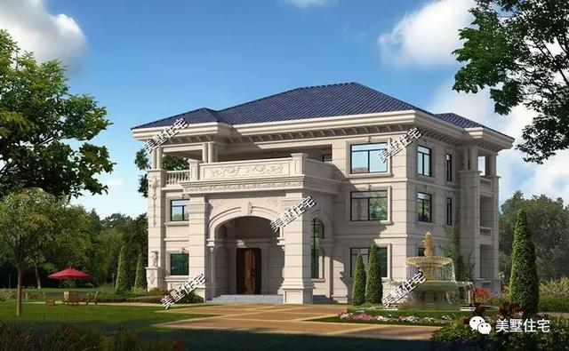 5款農(nóng)村時(shí)尚別墅設(shè)計(jì)圖，帶挑高客廳和大露臺(tái)，第3款讓人眼前一亮