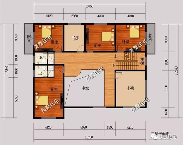 5款農(nóng)村時(shí)尚別墅設(shè)計(jì)圖，帶挑高客廳和大露臺(tái)，第3款讓人眼前一亮