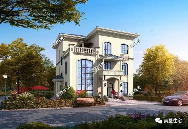 5款農(nóng)村時(shí)尚別墅設(shè)計(jì)圖，帶挑高客廳和大露臺(tái)，第3款讓人眼前一亮