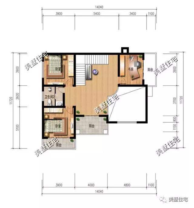 5款農(nóng)村時(shí)尚別墅設(shè)計(jì)圖，帶挑高客廳和大露臺(tái)，第3款讓人眼前一亮